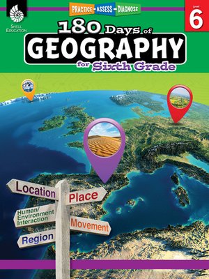 cover image of 180 Days of Geography for Sixth Grade: Practice, Assess, Diagnose